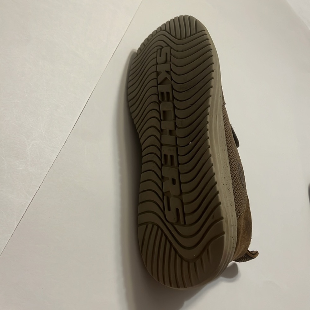 Sketchers men’s 11 slip on light weight shoes brown & tan shoes - Picture 5 of 16